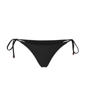 The String Bikini Bottom - Black