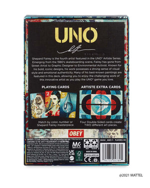 Shepard Fairey x UNO Artiste