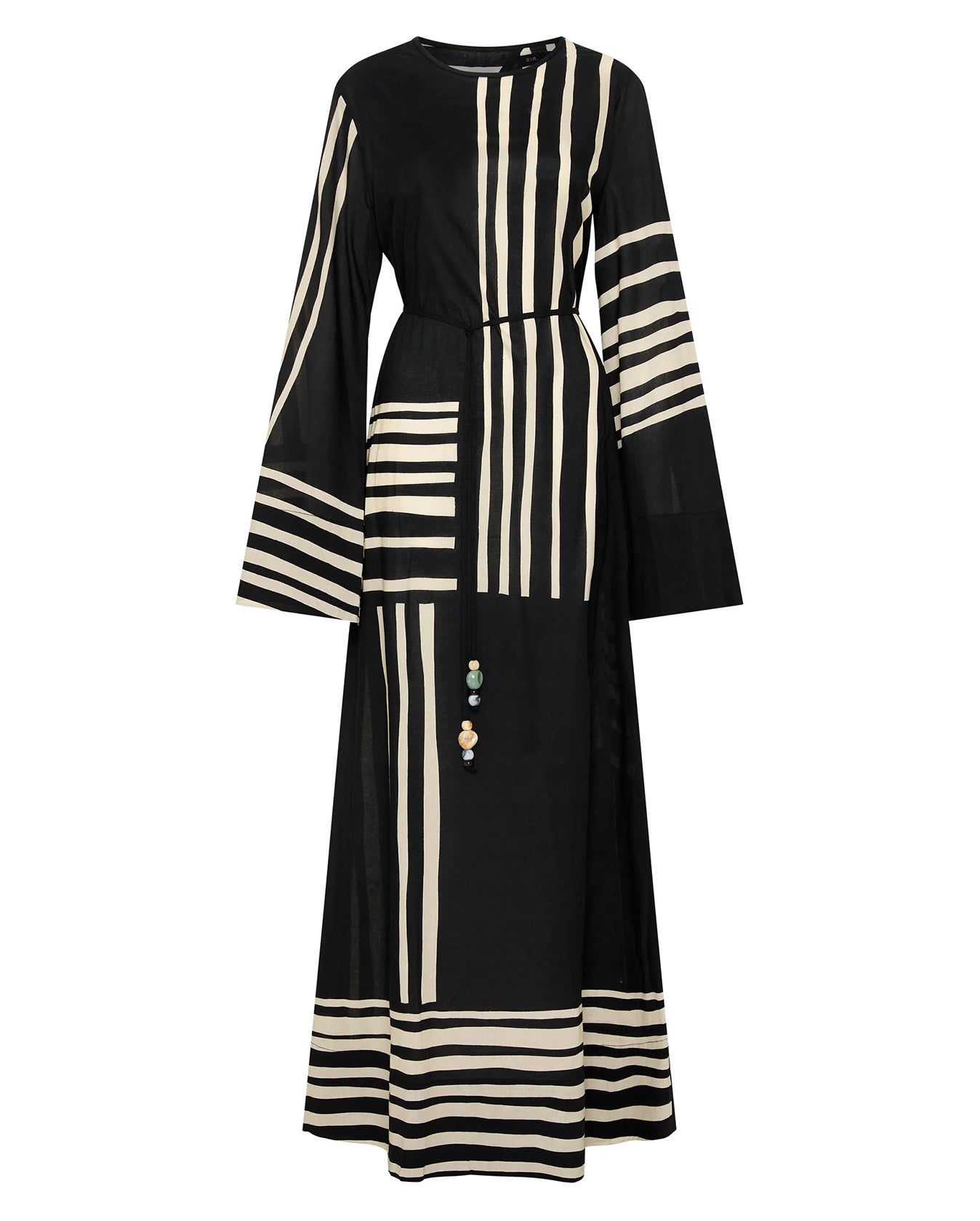 Linocut Open Maxi Dress - Ligne