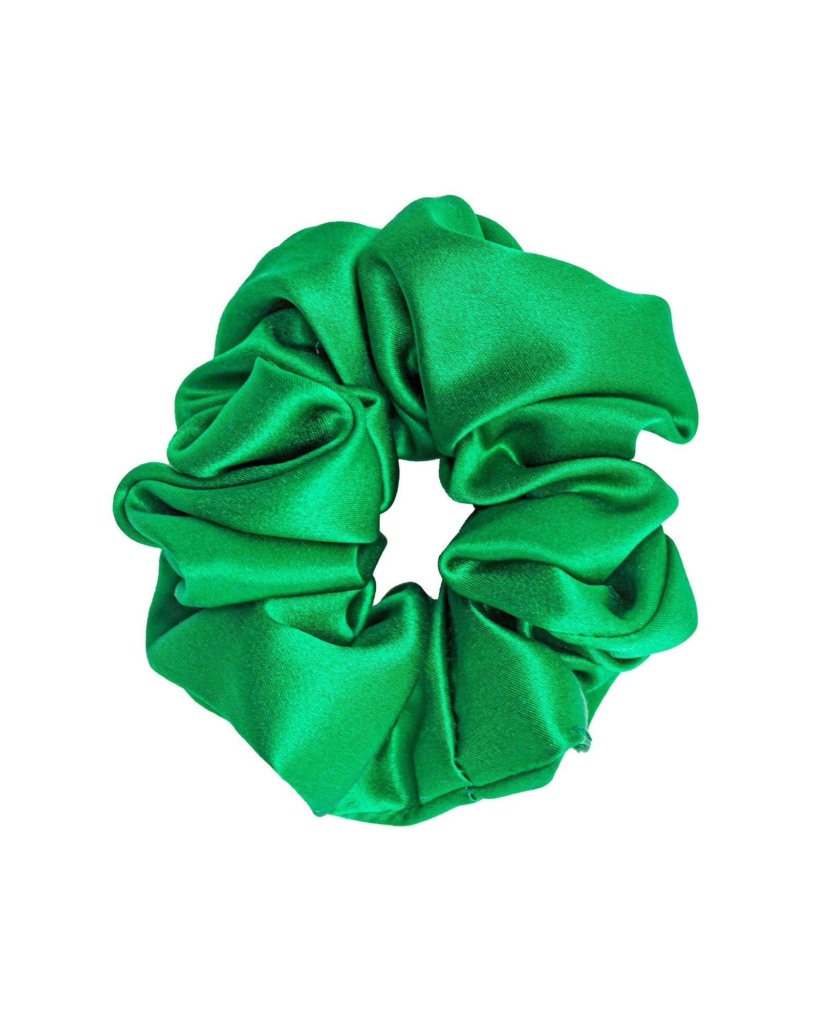 Handmade Silk Charmeuse Scrunchie - Sweet Dreams