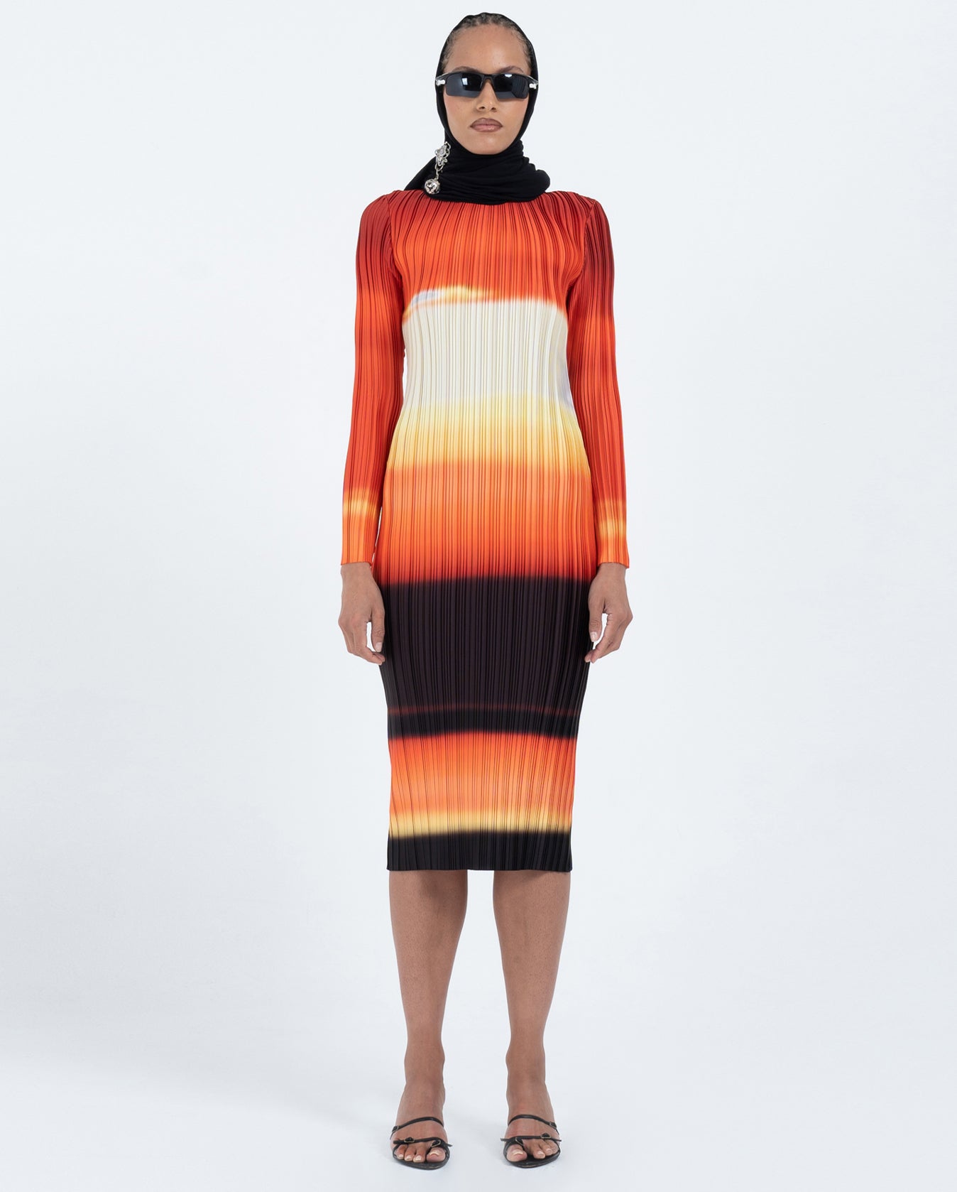 Crew Neck Midi Dress - Mirage