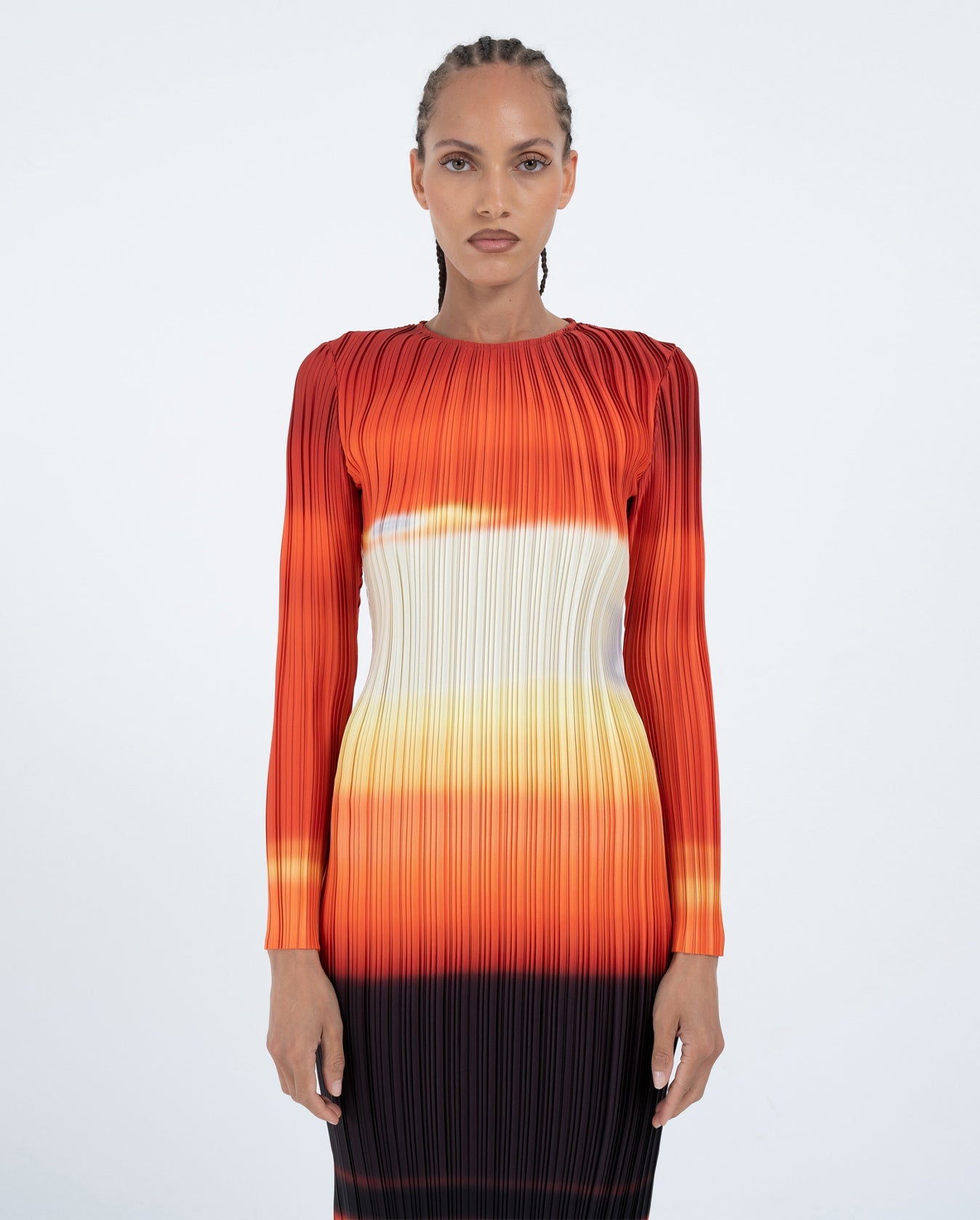 Crew Neck Midi Dress - Mirage