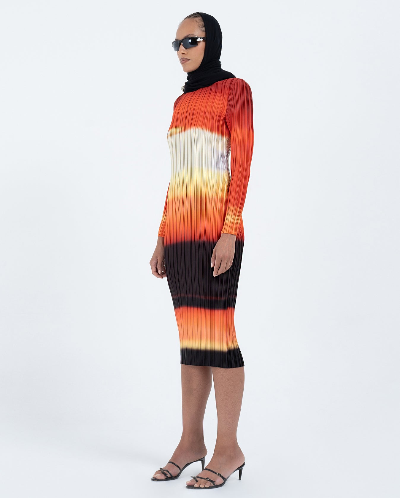 Crew Neck Midi Dress - Mirage