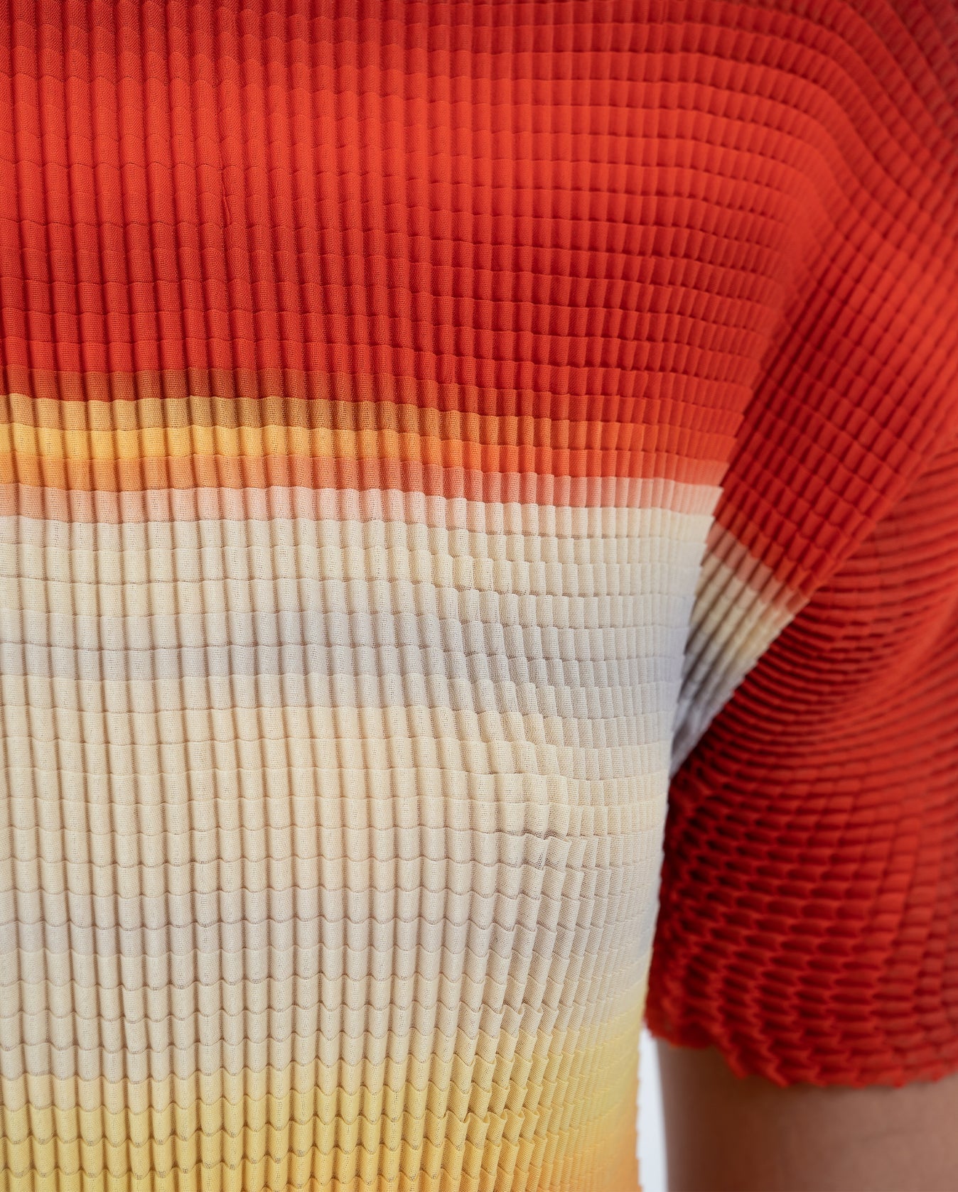 Waffle Pleat Tee - Mirage