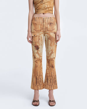 Flared Utility Pant - Rust
