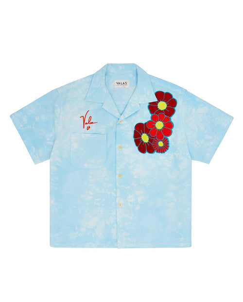 Flower Tie Dye Bowler Shirt